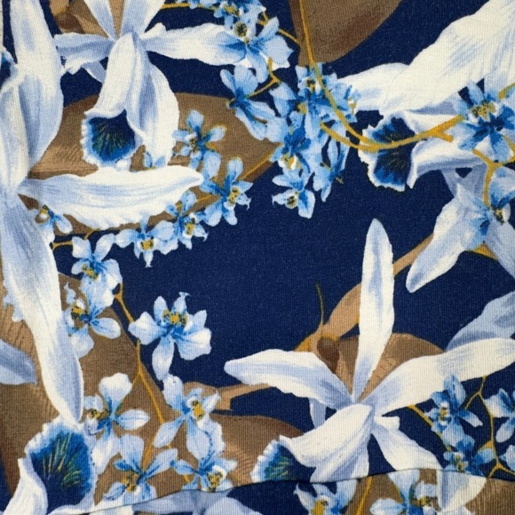 Tommy Bahama Orchid You Not Tambourine XS Floral Maxi Dress Sleeveless Blue - Picture 5 of 13